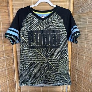 Men’s Medium Puma Sports Style Blue and Green Shirt